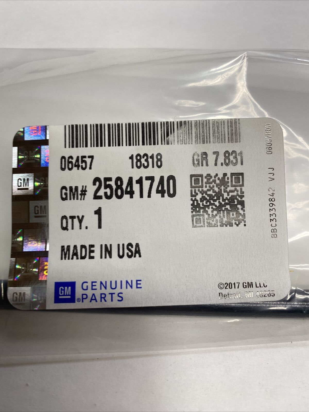 New OEM GM Saturn Outlook Bumper Lower Brace Front Left 2007-10 25841740