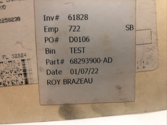 Genuine OEM Tie Down Hook Mopar 68293900AD