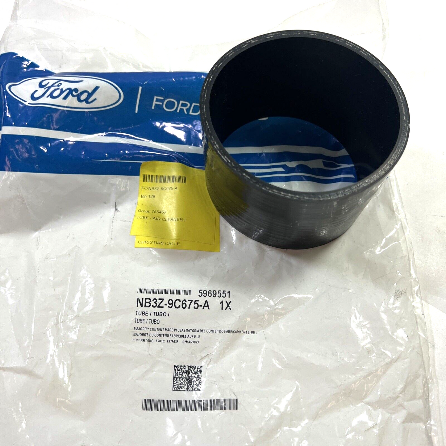 Genuine OEM Ford Tube Air Cleaner Intake NB3Z9C675A