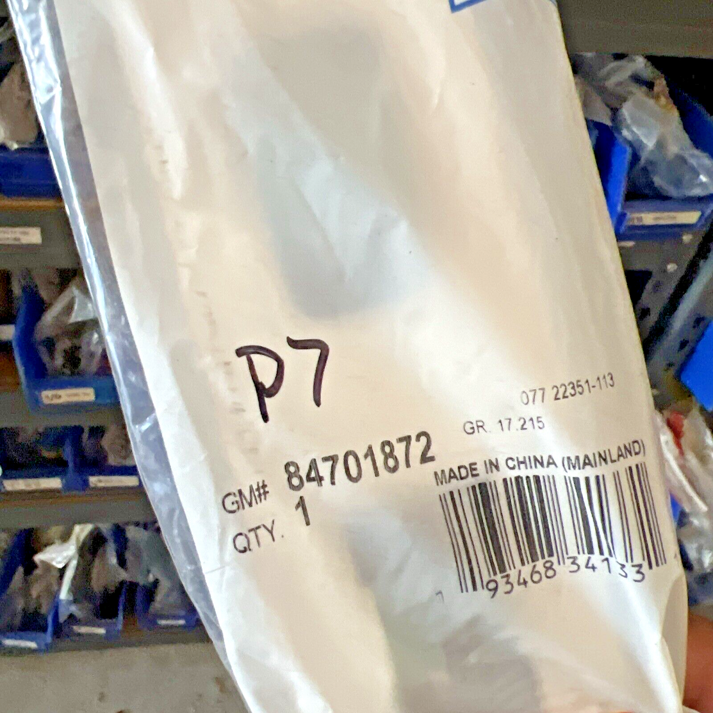 Genuine OEM GM Chevrolet Tahoe Chrome Liftgate Vehicle Name Plate 21-24 84701872