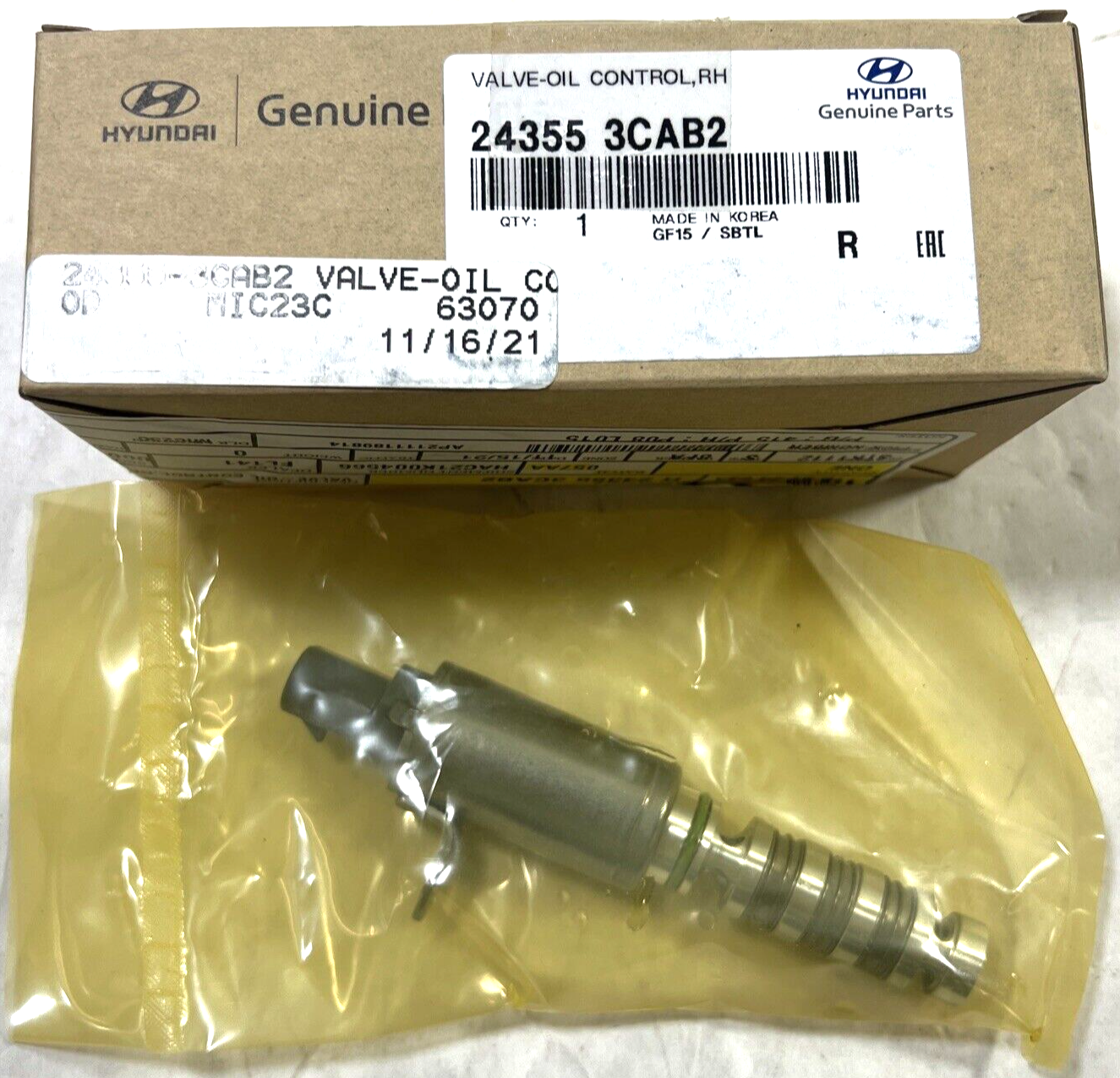 Genuine OEM Hyundai Cadenza Engine Variable Valve Timing Kia 11-20 243553CAB2