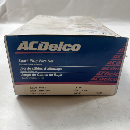 Genuine OEM GM Chevy Impala Spark Plug Wire Set 2006-2011 19351586 ACDelco 746SS