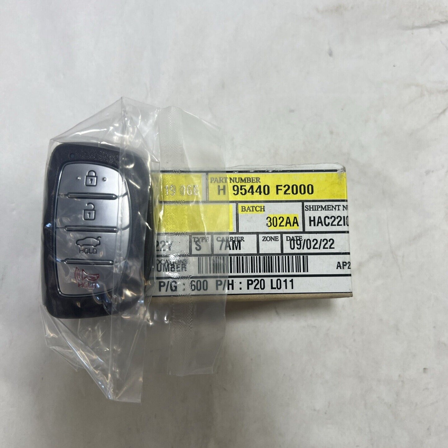 Genuine OEM Hyundai Elantra Smart Remote Keyless Kia 2016-2018 95440F2000