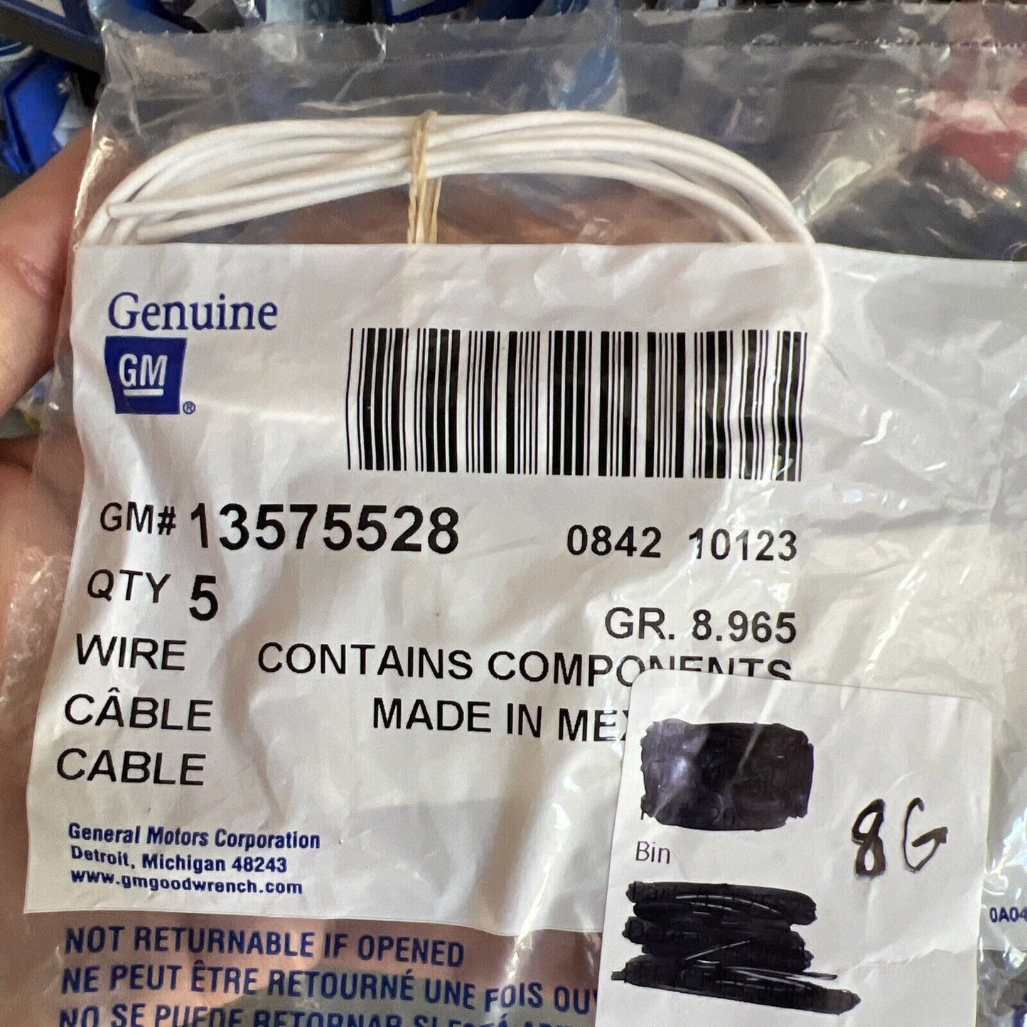 Genuine OEM GM Multi Purpose Wire 13575528
