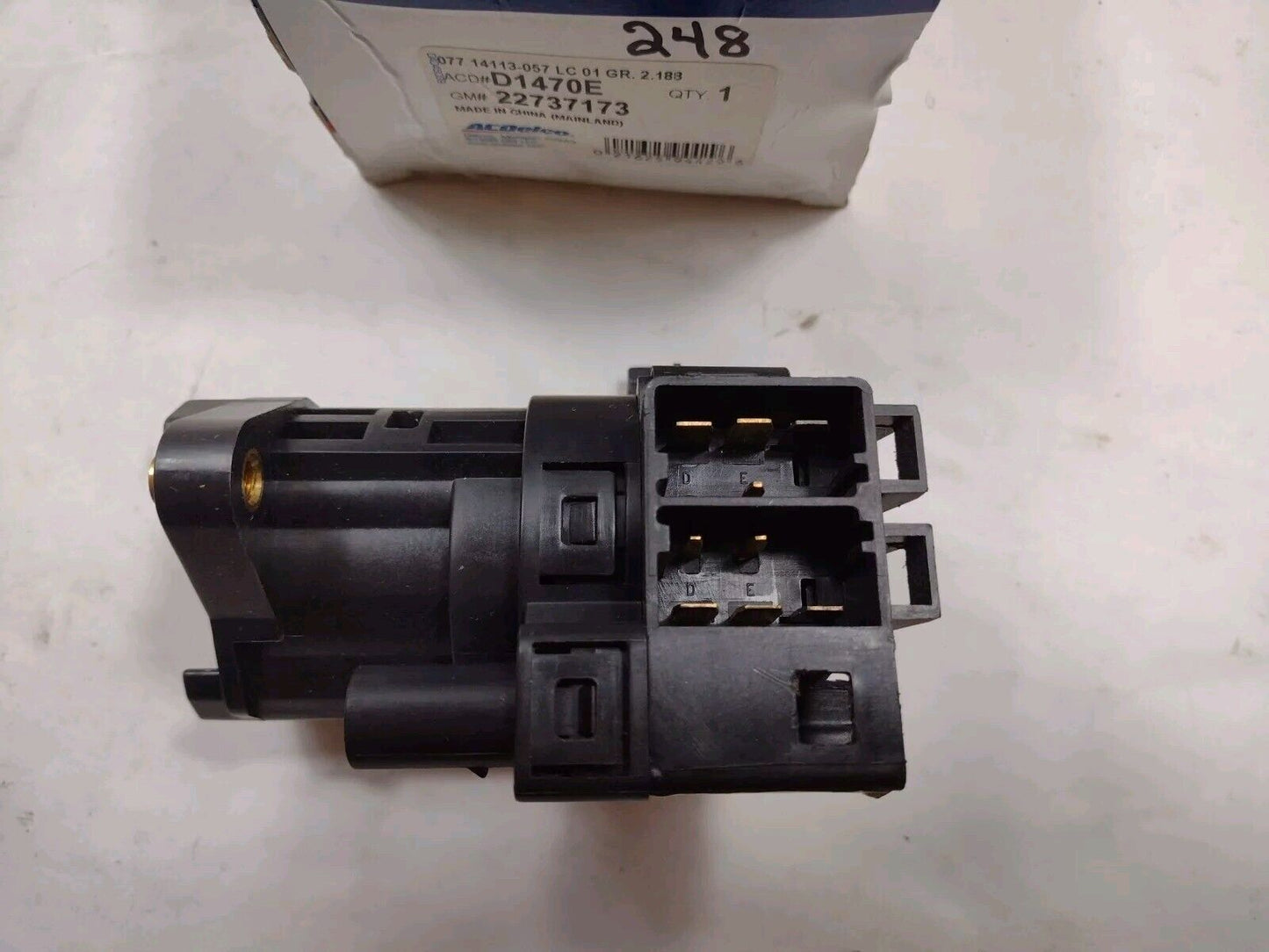 Genuine OEM GM ACDelco 22737173 Ignition Switch