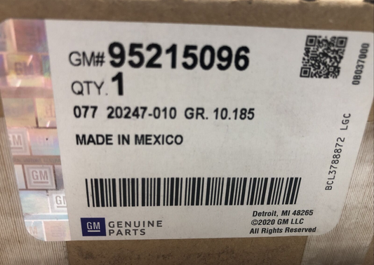 New OEM Genuine GM Chevrolet 2011-2016 Left Driver Side Door Mirror 95215096