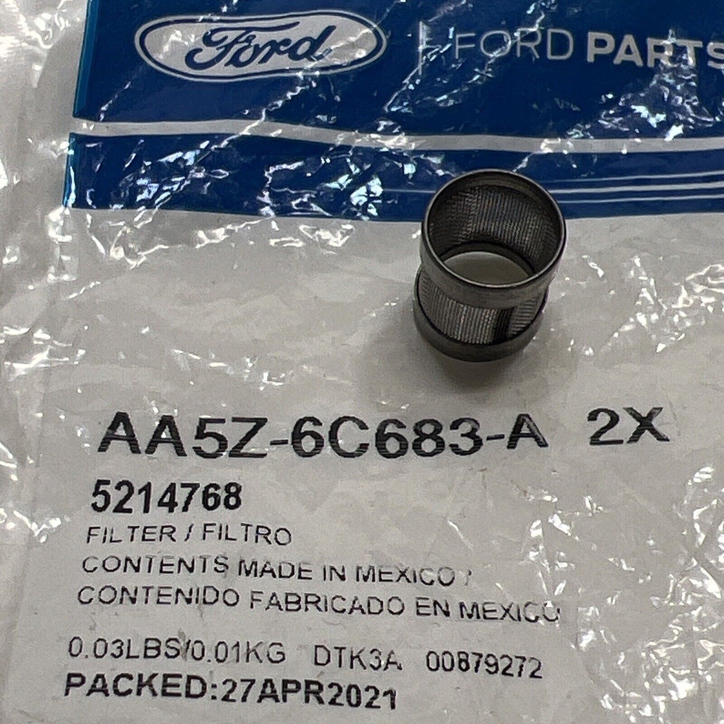 New OEM Genuine Ford Filter Assembly aa5z6c683a