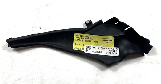 Genuine OEM Mopar Left Driver Side Cowl Side Trim Panel 2014-2018 68102561AE