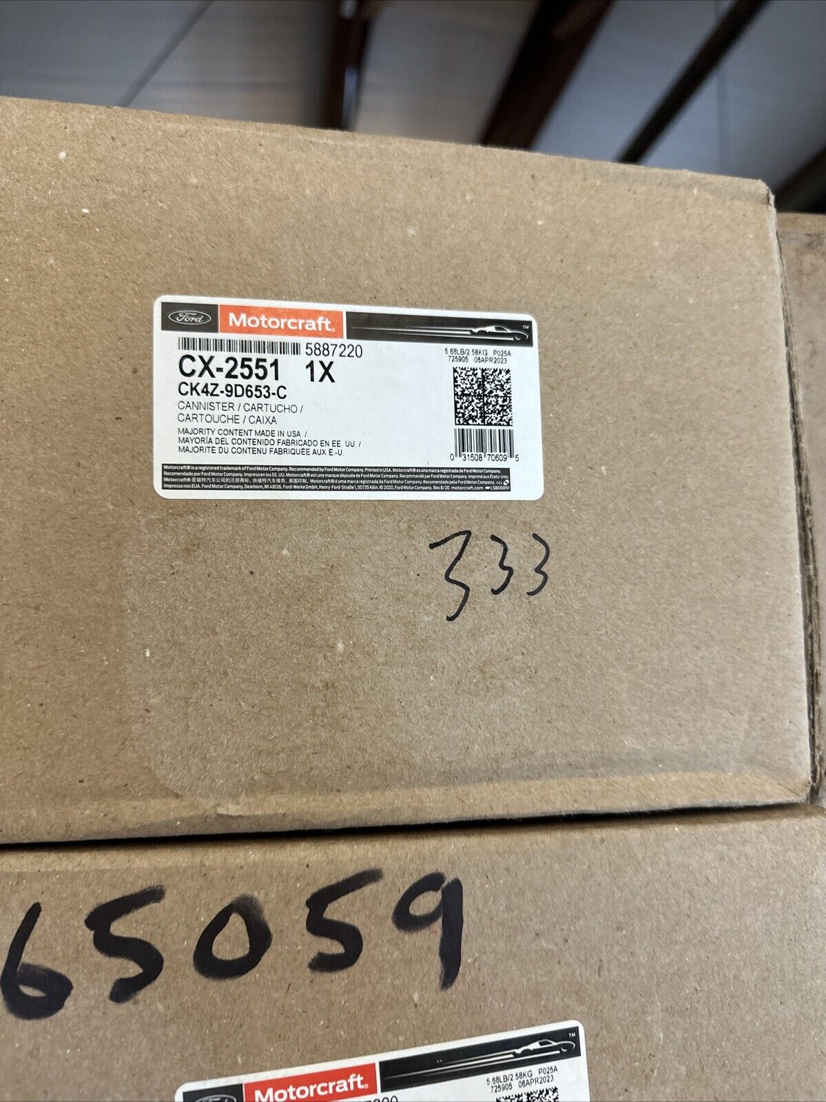 Genuine OEM Ford Transit Vapor Canister-Fuel 2015-2021 New Motorcraft CX2551