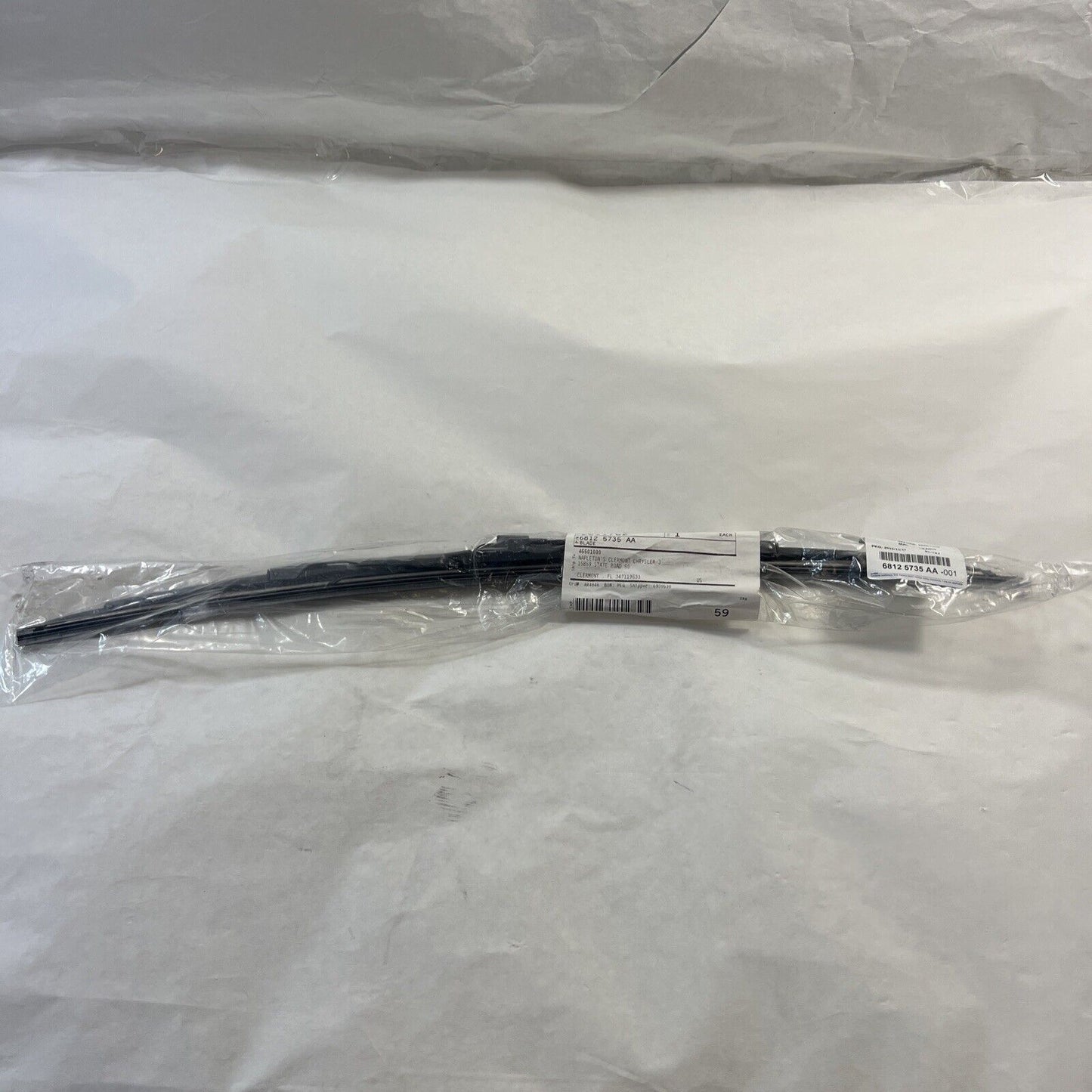 Genuine OEM Mopar Front Left Side Windshield Wiper Blade 2018-2019 68125735AA