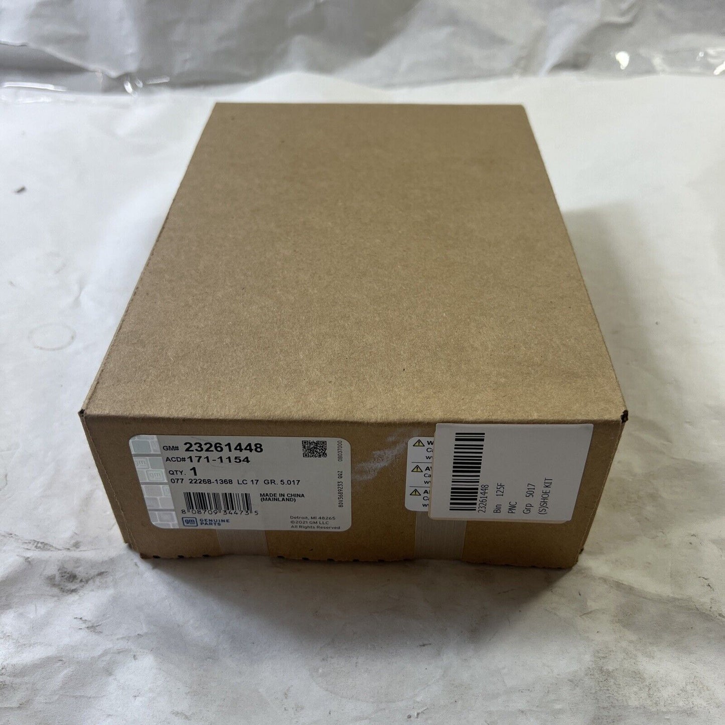 Genuine OEM GM Rear Parking Brake Shoe Kit Chevrolet Colorado 2015-2022 23261448