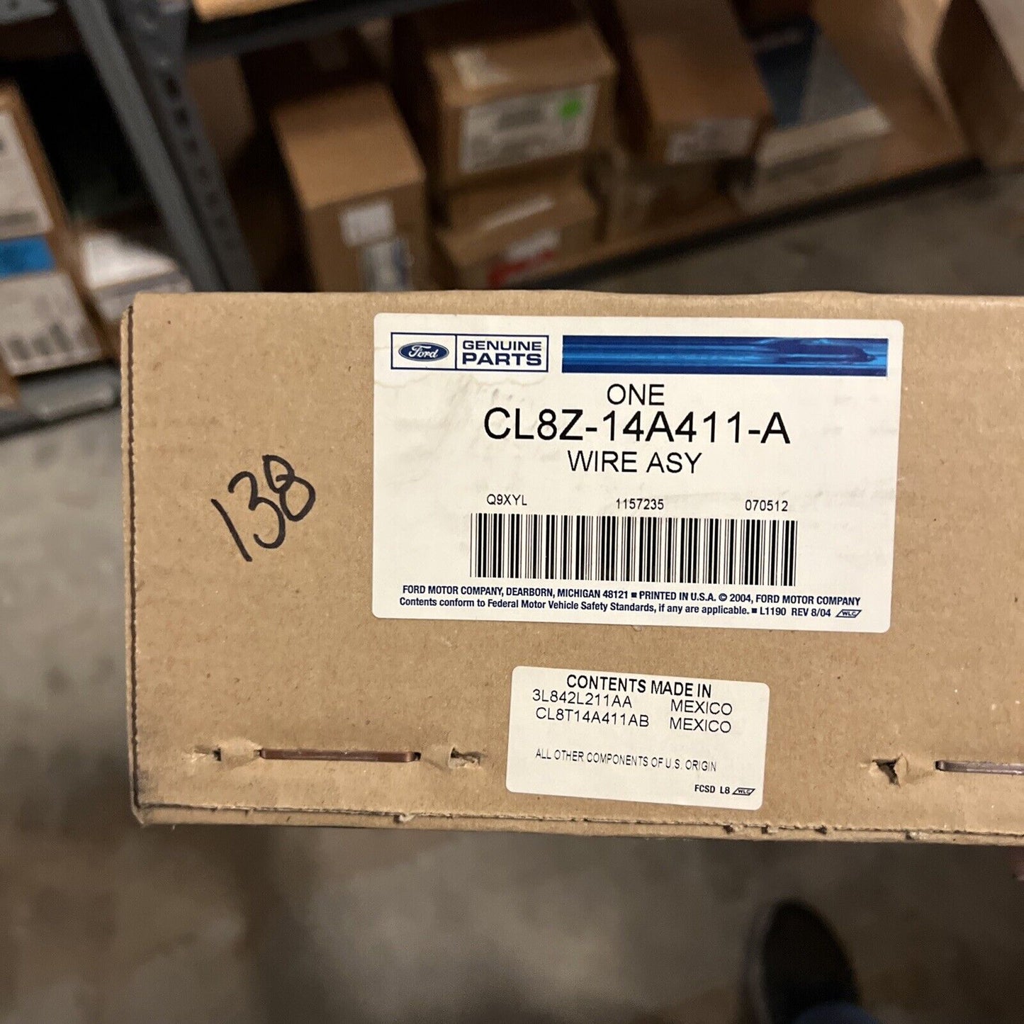 Genuine OEM Ford Wire Assembly CL8Z14A411A