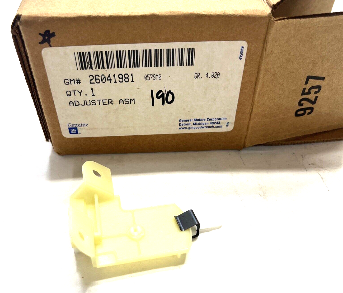 Genuine OEM GM Lumina Lower Adjuster Assembly 1994-2001 6041981