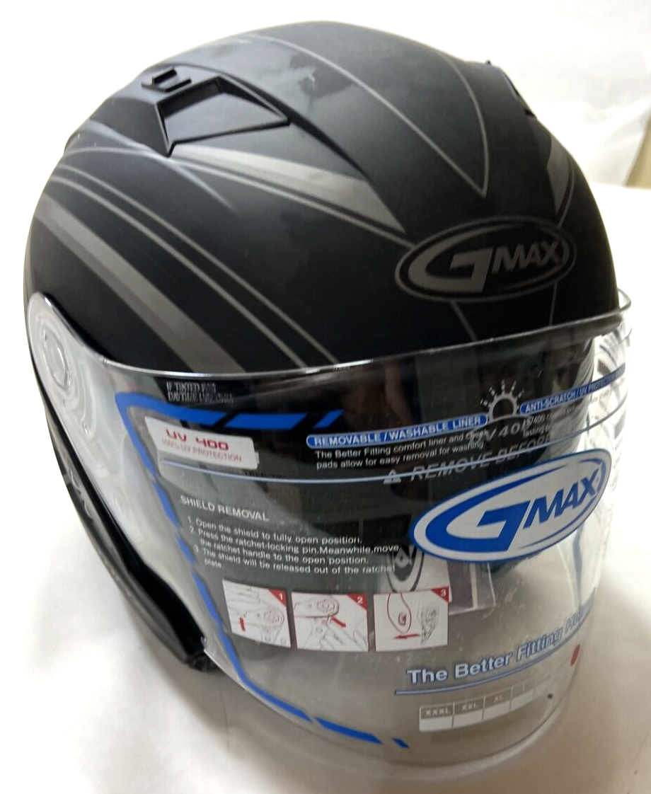 New GMAX OF-77 Helmet w/Quick Release Buckle (X-Small) 1262721