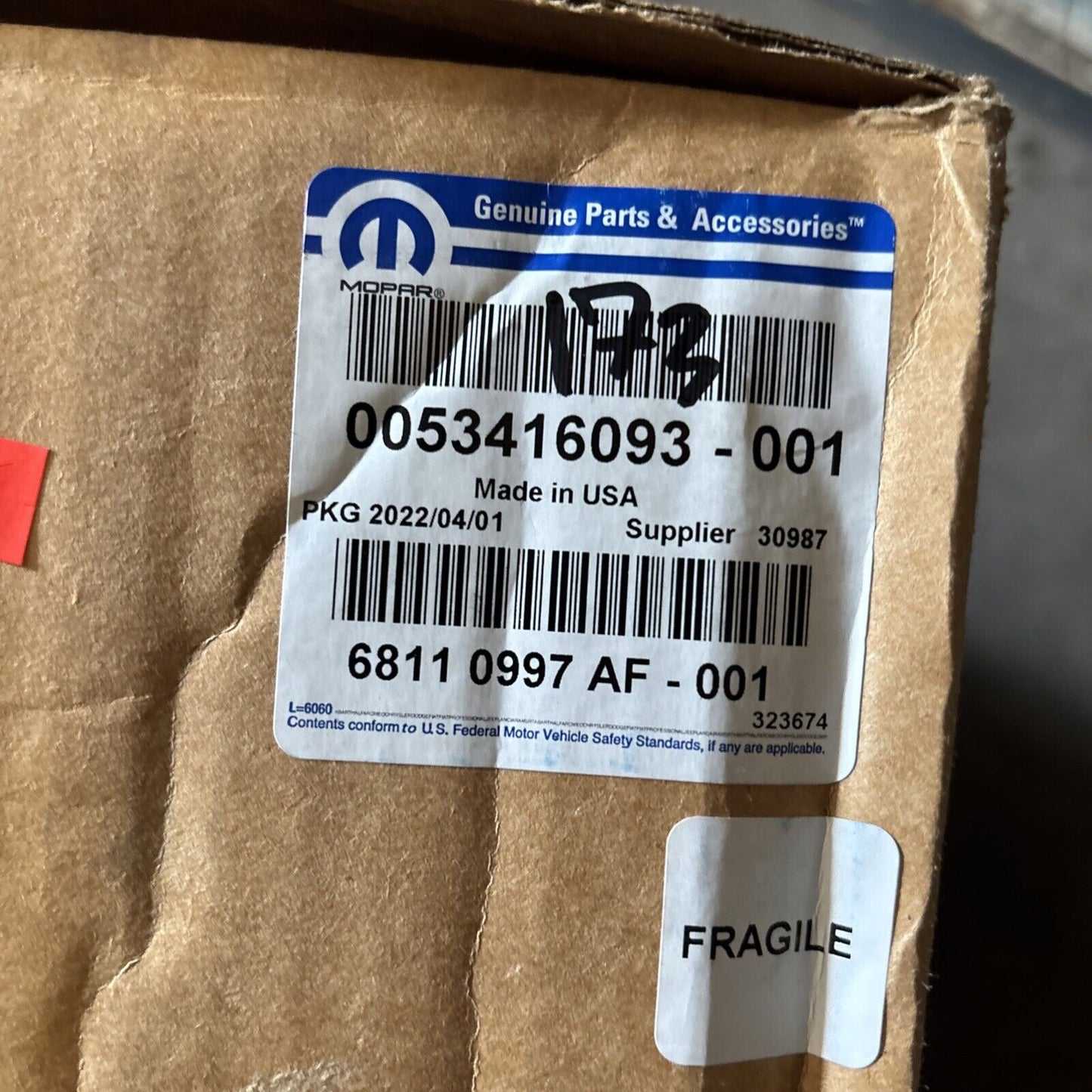 Genuine OEM Mopar 2014-2016 Jeep Grand Cherokee Left Side Headlight 68110997AF
