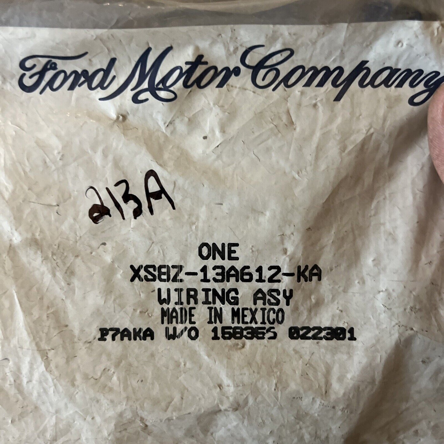 Genuine OEM Ford Wiring Assembly XS8Z13A612KA