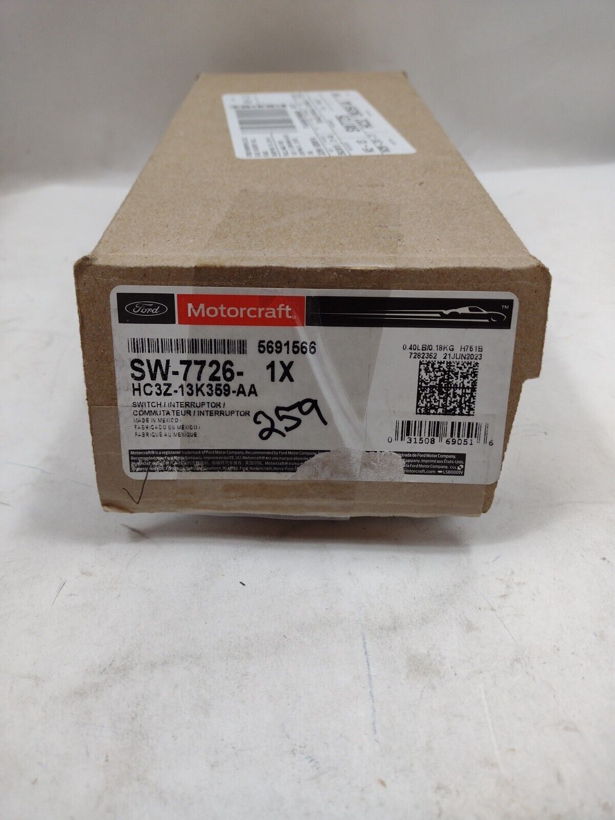 Genuine OEM Ford F250 Superduty Windshield Wiper Switch 17-22 Motorcraft SW7726