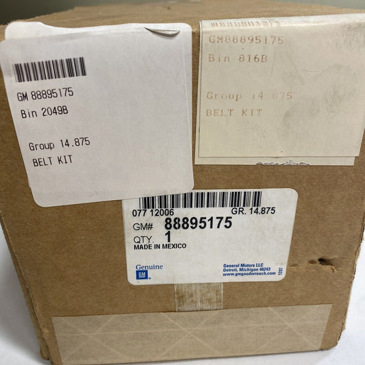 New OEM GM Seat Belt Kit 88895175