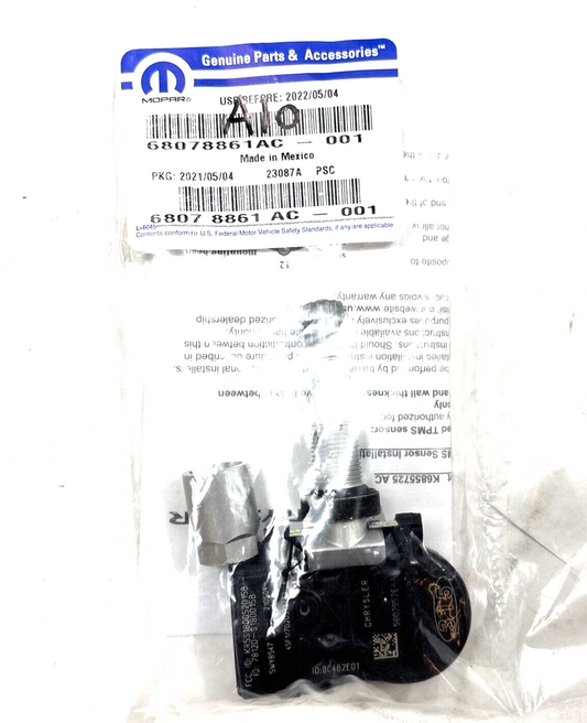 Genuine OEM Mopar Chrysler Dodge Jeep 68078861AC TPMS Tire Pressure Sensor Spare