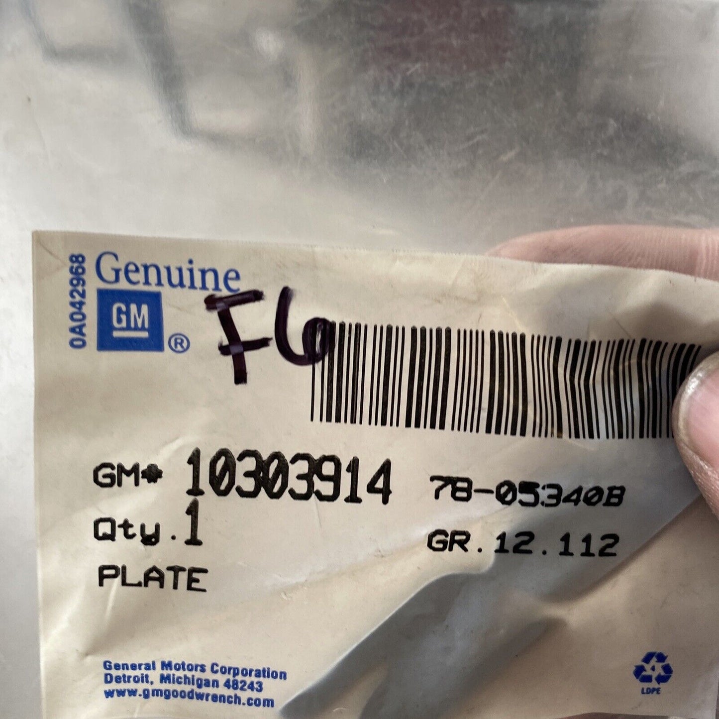 New OEM GM Pontiac Grand Prix Emblem 1997-2003 10303914