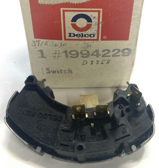 New ACDelco Back-Up Switch  Buick Electra, Lesabre, Riviera 1977-80 1994229