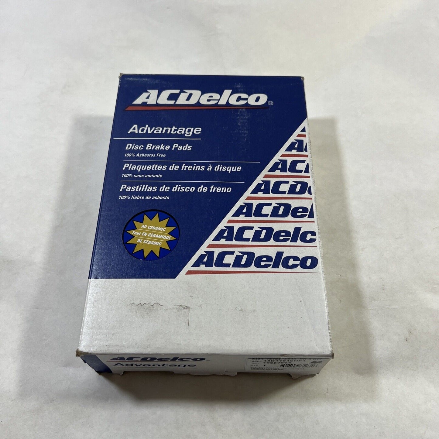 Genuine OEM GM ACDelco Ceramic Rear Disc Brake Pad Set 19387594