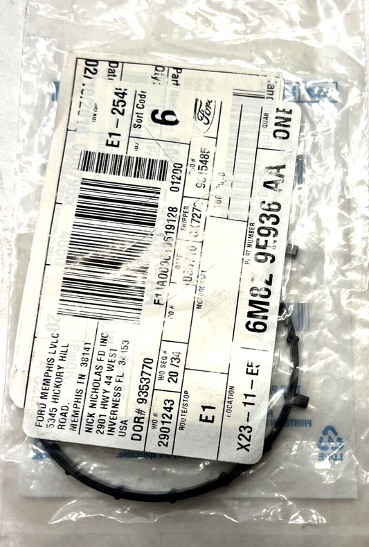 New OEM Genuine Ford Mercury 2006-2009 Body Housing Gasket 6M8Z-9E936-AA