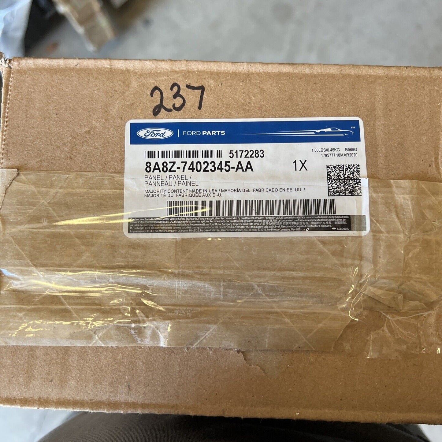 New OEM Ford Flex Front Driver Side Kick Panel 2009-19 8A8Z7402345AA