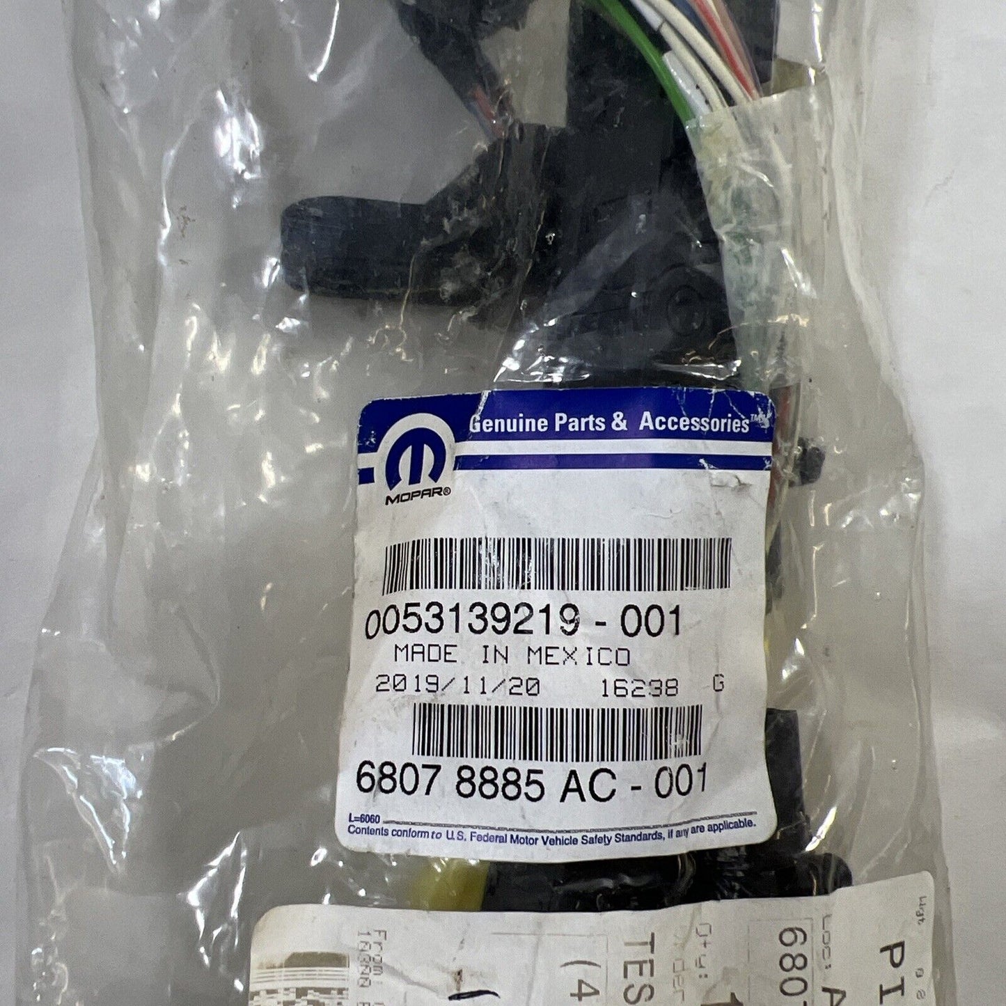 Genuine OEM Mopar Town & Country Sliding Door Track Wiring 2010-2012 68078885AC