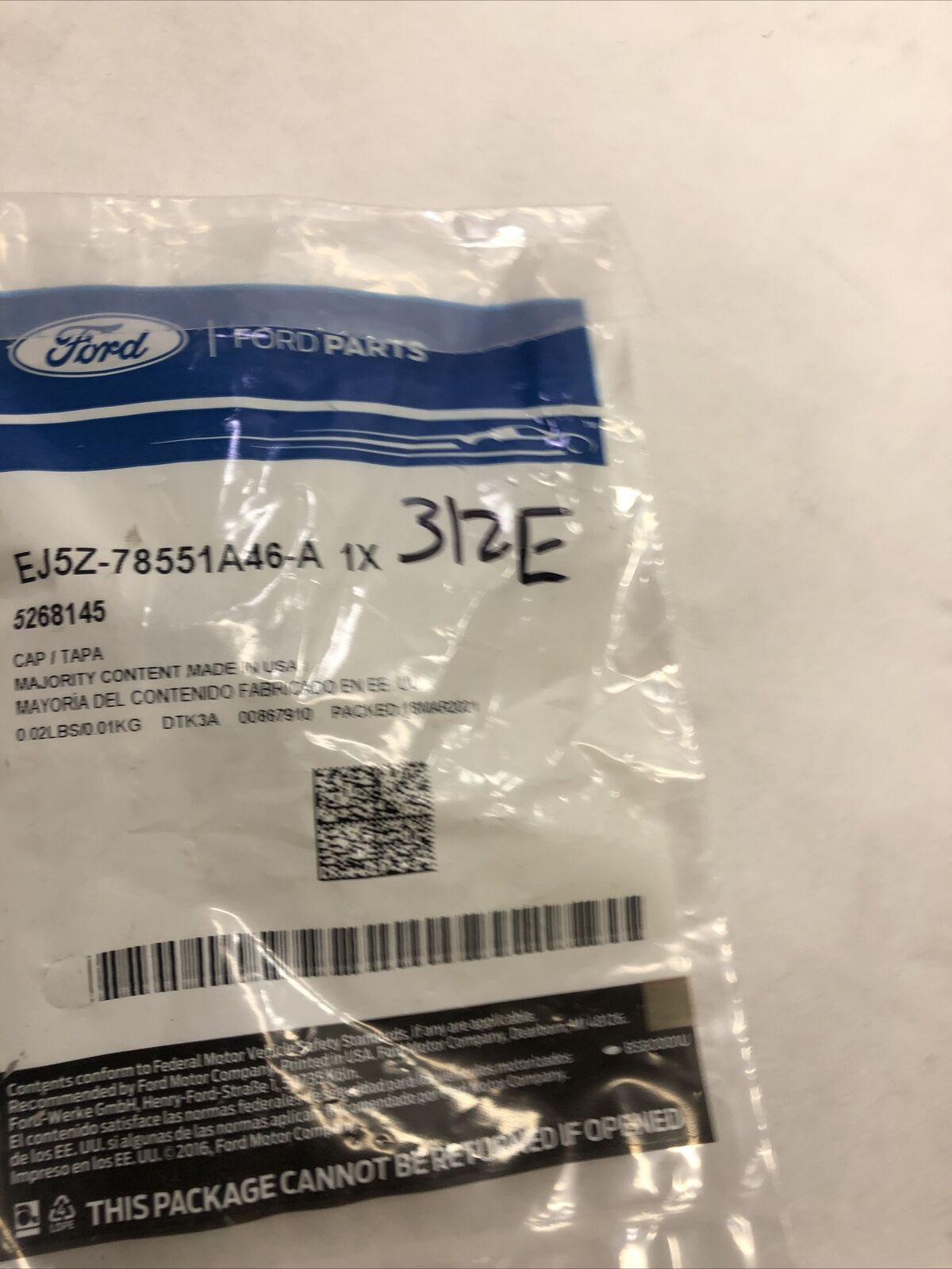 New OEM Genuine Ford Expedition Escape 2014-2023 Roof Rail Cap EJ5Z-78551A46-A