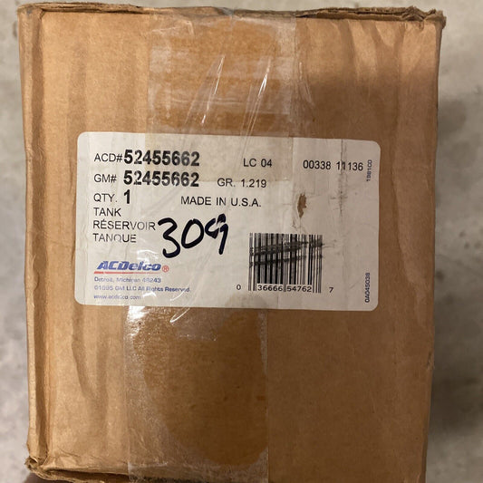 New OEM GM Radiator Top ACDelco 52455662