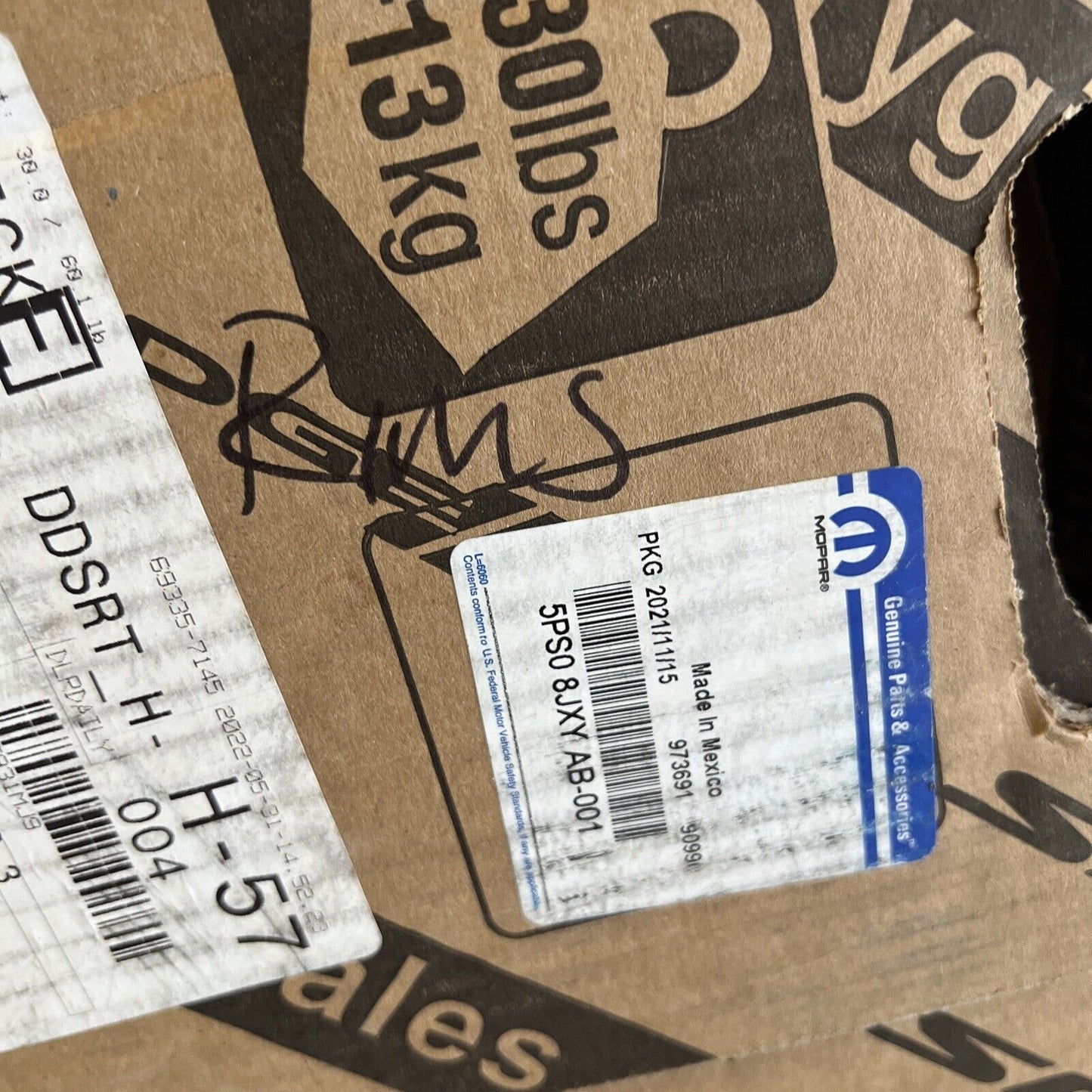 New OEM Genuine Mopar Journey 2015-2018 Alloy Wheel Rim 5PS08JXYAB