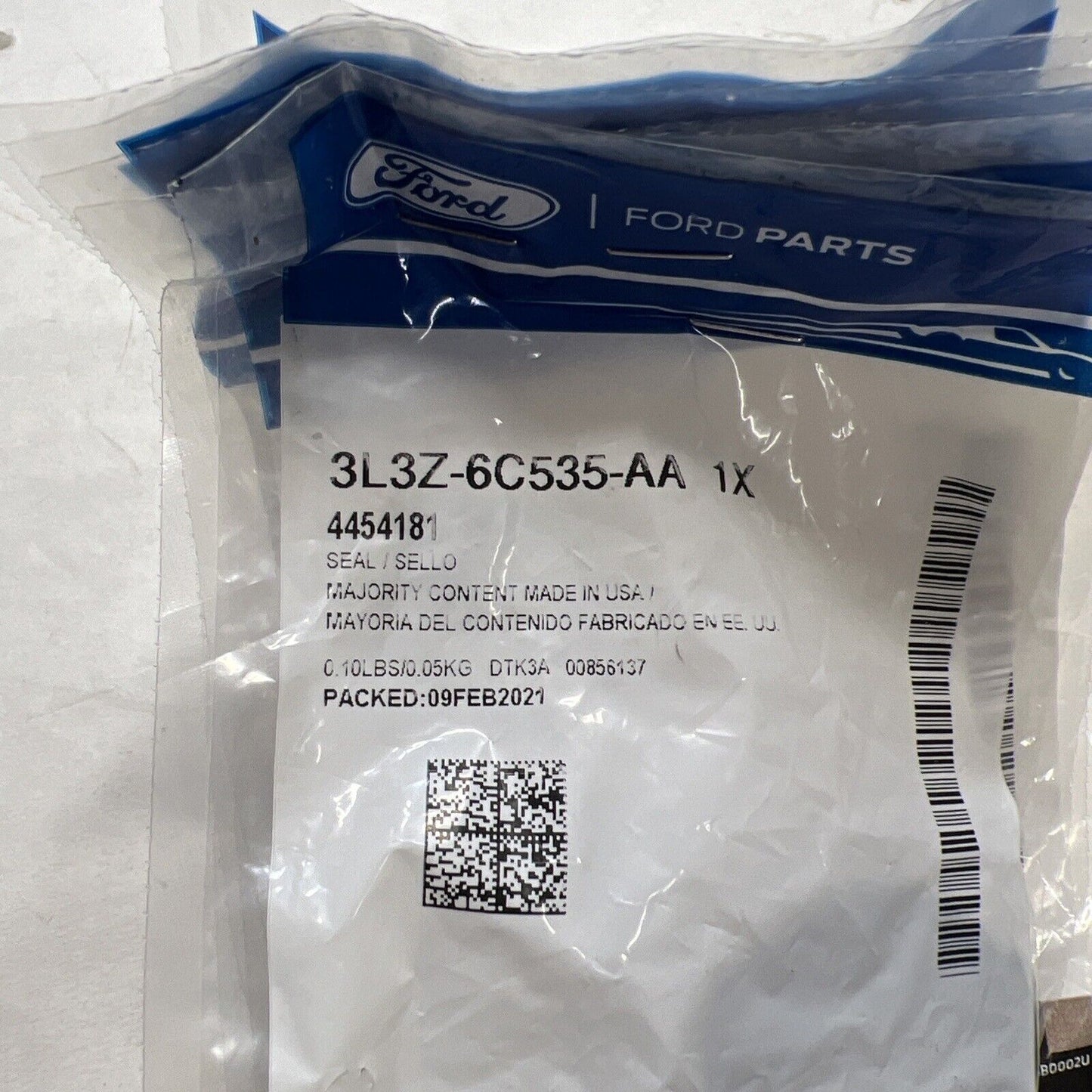 New OEM Genuine Ford F-250 Super Duty 2008-2010 Solenoid Seal 3L3Z6C535AA