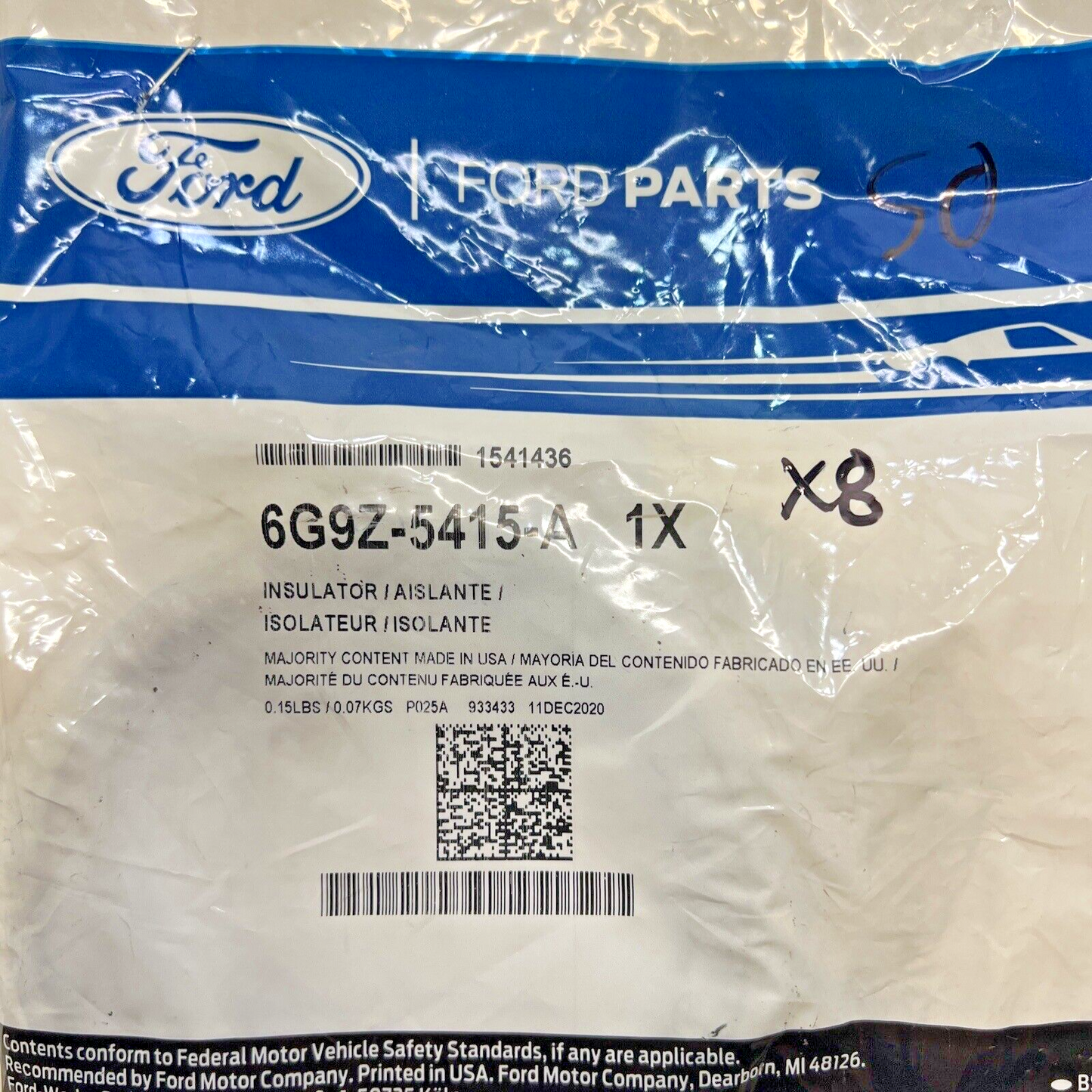New OEM Genuine Ford Edge 2013-2023 Upper Seat Insulator 6G9Z5415A