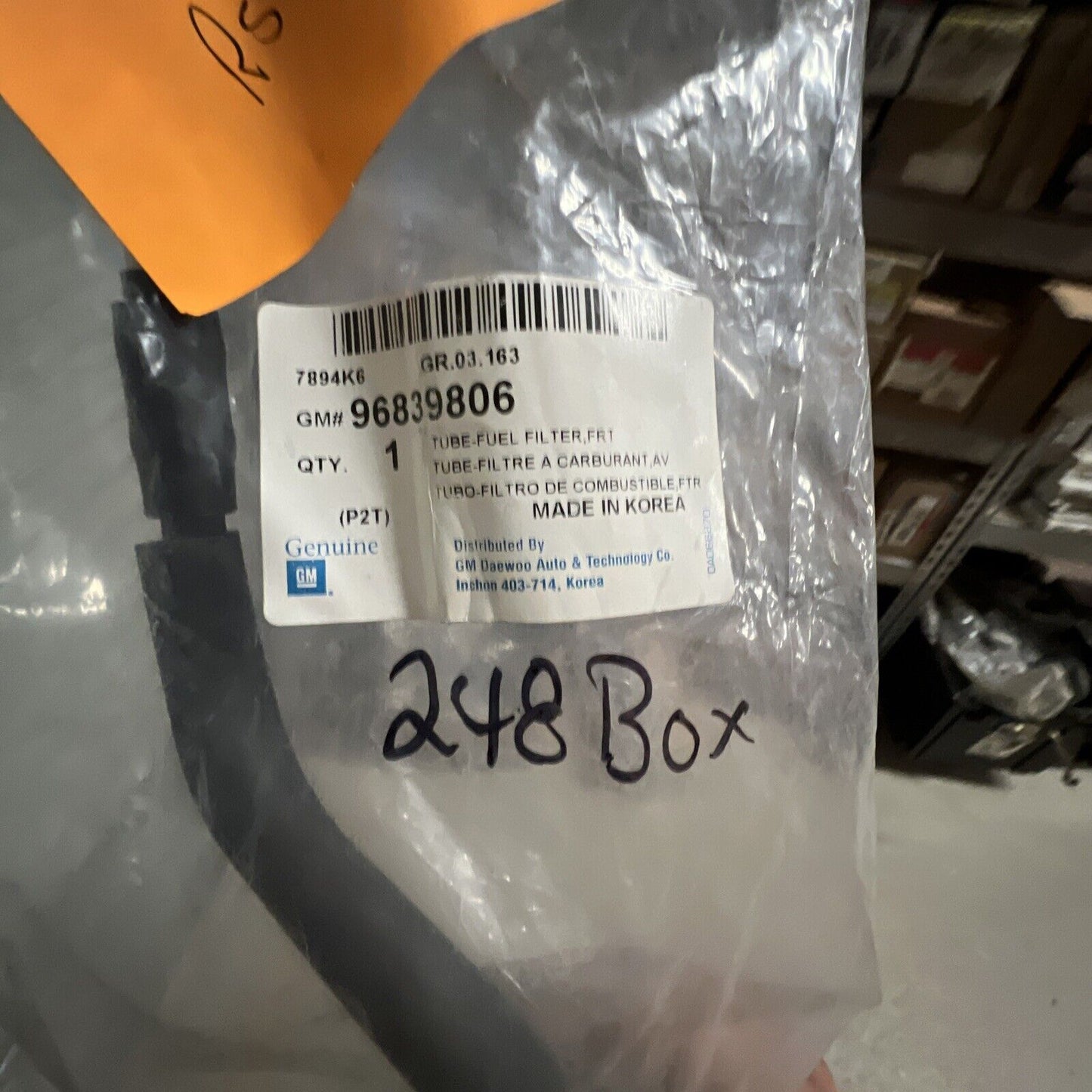 New OEM GM 96839806 Fuel Feed Tube