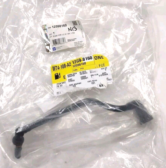 Genuine OEM GM Chevy Equinox PCV Valve Hose 2007-2009 12598160