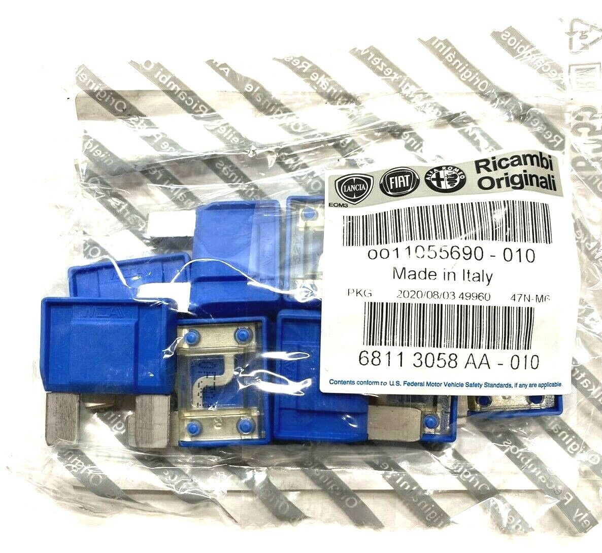 New OEM Genuine Mopar Maxi Fuse set 68113058AA