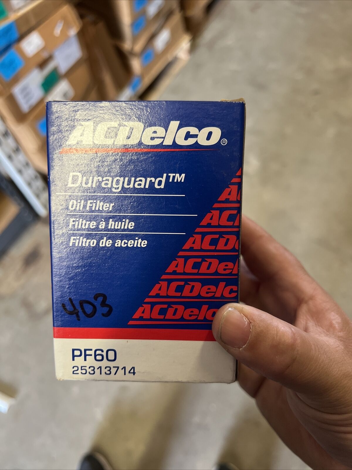 New OEM Genuine GM ACDelco PF60 Engine Oil Filter 25313714