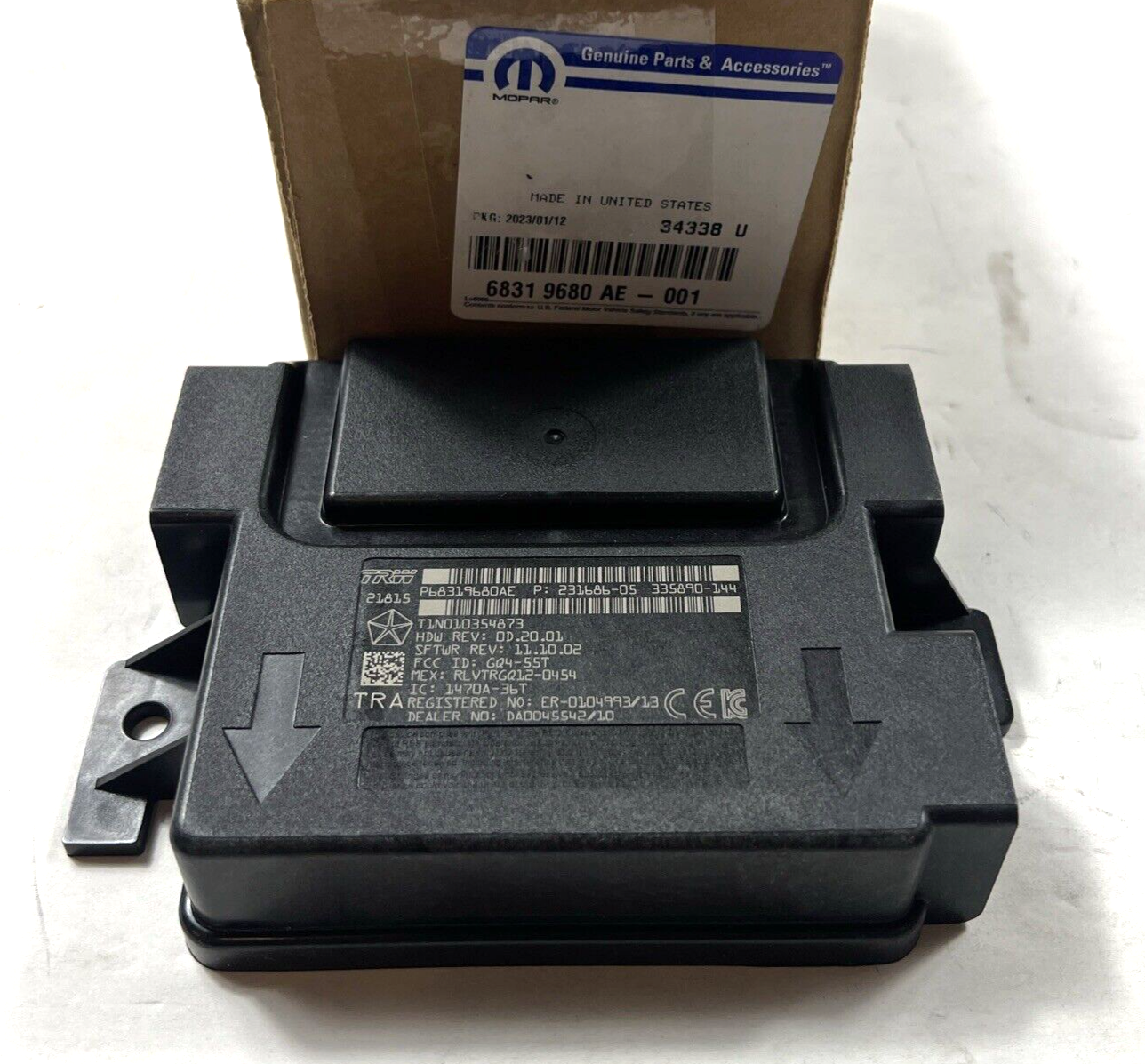 Genuine OEM Mopar Electrical Keyless Entry Components-Receiver 17-18 68319680AE