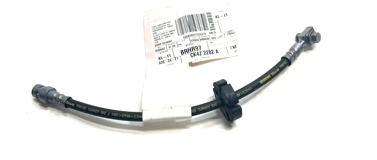 New OEM Genuine Ford Transit-15 2015-2023 Brake Hydraulic Hose Motorcraft BRHR97