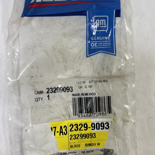 Genuine OEM GM ACDelco Acadia Rear Window Wiper Blade 10.4 in 2017-2023 23299093