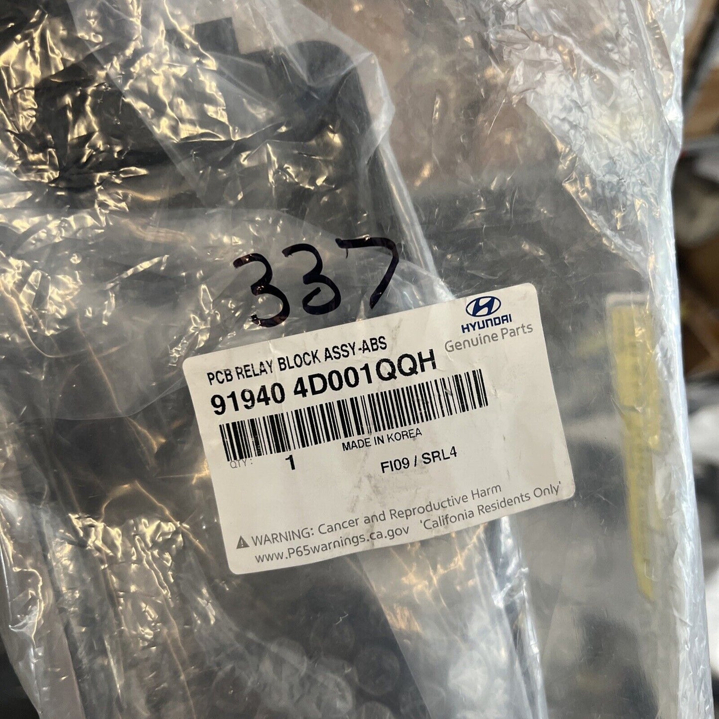 Genuine OEM Hyundai PCB Relay Block Assembly ABS 919404D001QQH