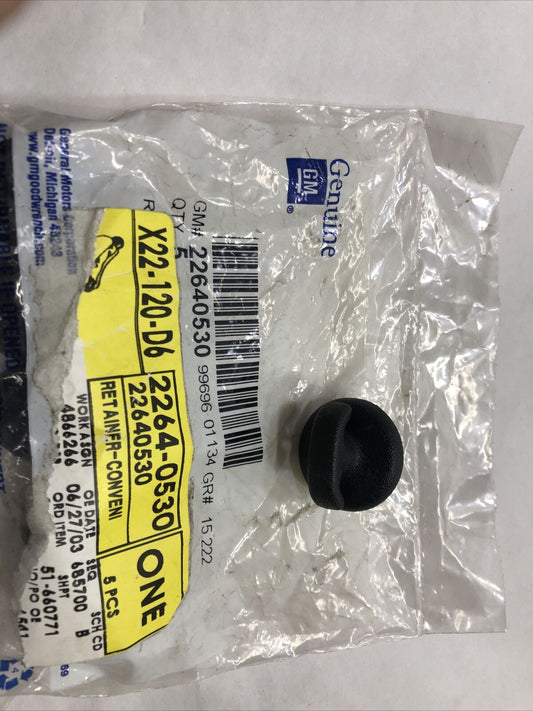 1 Single* GM OEM Trunk Lid-Cargo Net Clip 95-05 22640530