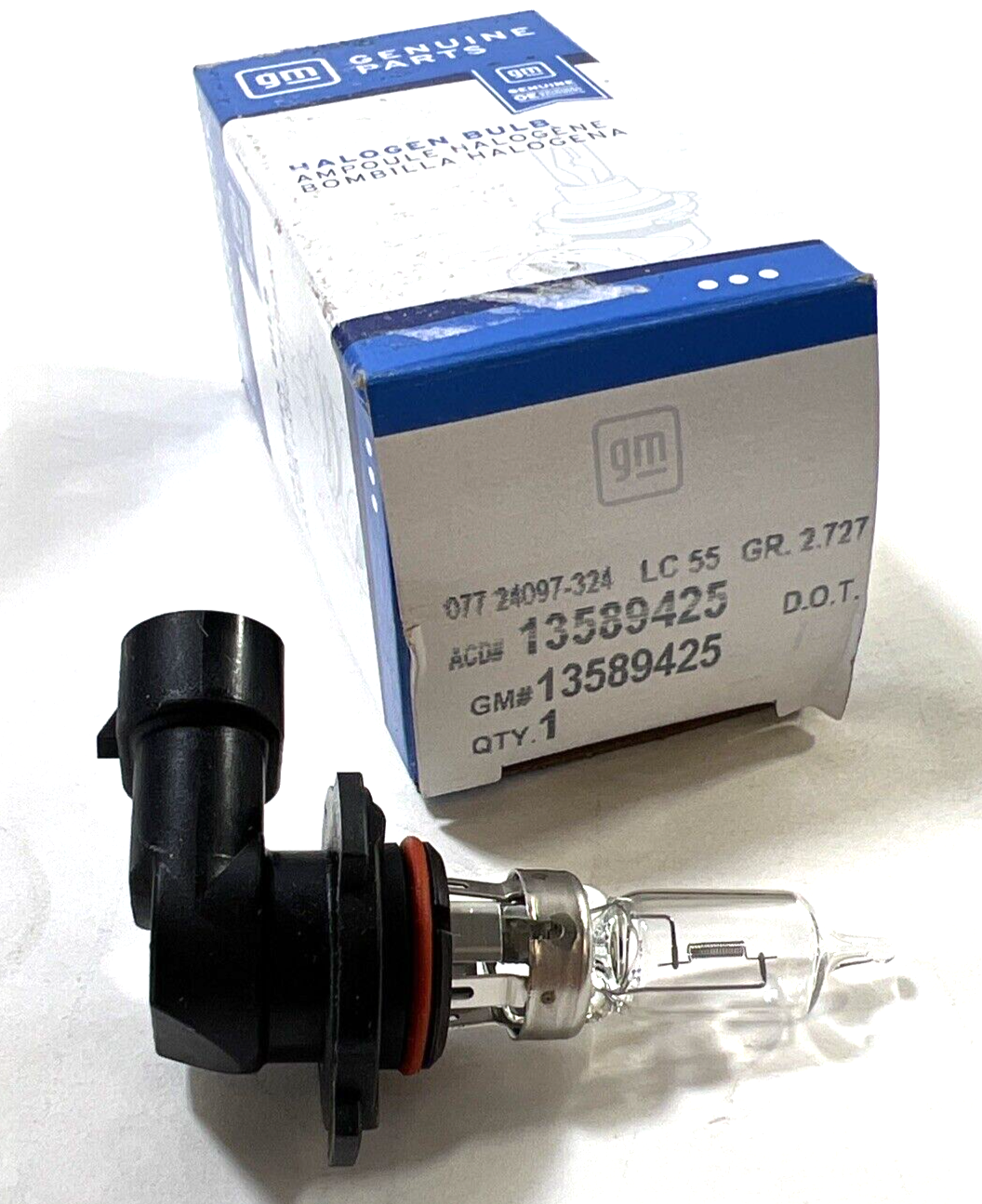 Genuine OEM GM ACDelco Colorado Headlight Bulb 2010-2024 13589425